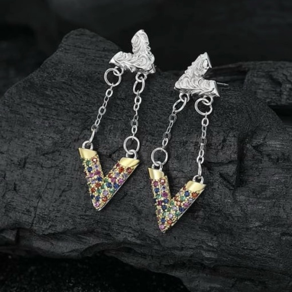 Solid Sterling Silver 925 Earrings E10-2328